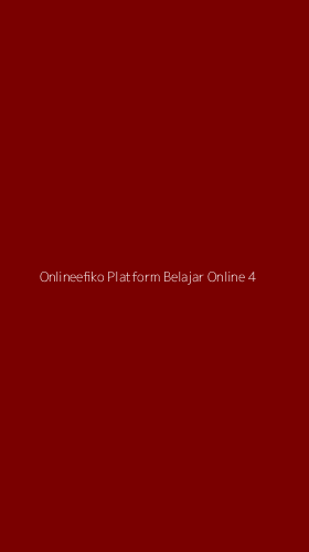 Tampilan Antarmuka Aplikasi Onlineefiko Platform Belajar Online - 4