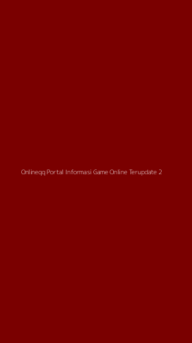 Tampilan Antarmuka Aplikasi Onlineqq Portal Informasi Game Online Terupdate - 2