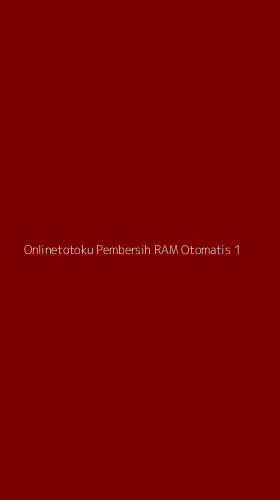 Tampilan Antarmuka Aplikasi Onlinetotoku Pembersih Ram Otomatis - 1
