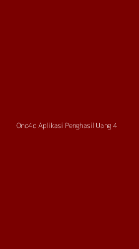 Tampilan Antarmuka Aplikasi Ono4d Aplikasi Penghasil Uang - 4