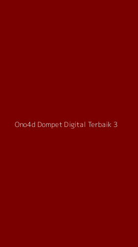 Tampilan Antarmuka Aplikasi Ono4d Dompet Digital Terbaik - 3