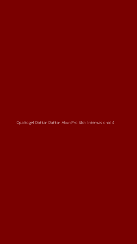 Tampilan Antarmuka Aplikasi Opaltogel Daftar Daftar Akun Pro Slot Internasional - 4