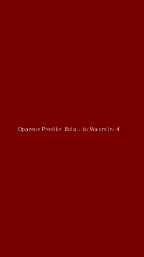 Tampilan Antarmuka Aplikasi Opazeus Prediksi Bola Jitu Malam Ini - 4