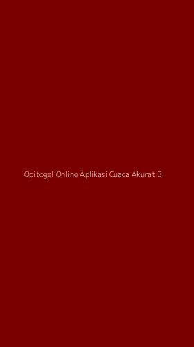 Tampilan Antarmuka Aplikasi Opitogel Online Aplikasi Cuaca Akurat - 3