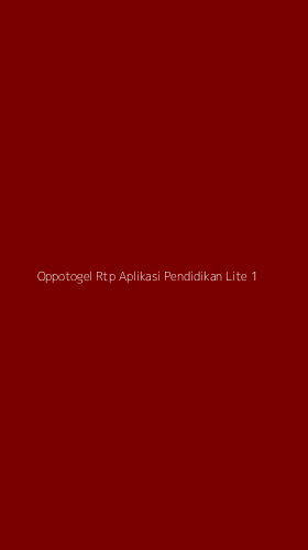 Tampilan Antarmuka Aplikasi Oppotogel Rtp Aplikasi Pendidikan Lite - 1