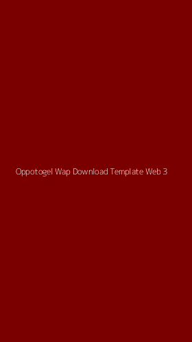 Tampilan Antarmuka Aplikasi Oppotogel Wap Download Template Web - 3