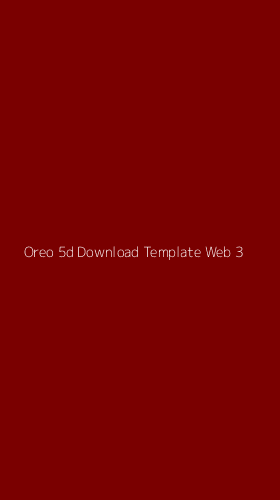 Tampilan Antarmuka Aplikasi Oreo 5d Download Template Web - 3