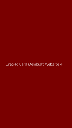 Tampilan Antarmuka Aplikasi Oreo4d Cara Membuat Website - 4