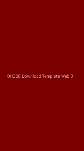 Tampilan Antarmuka Aplikasi Ori388 Download Template Web - 3
