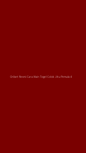 Tampilan Antarmuka Aplikasi Oribet Resmi Cara Main Togel Colok Jitu Pemula - 4