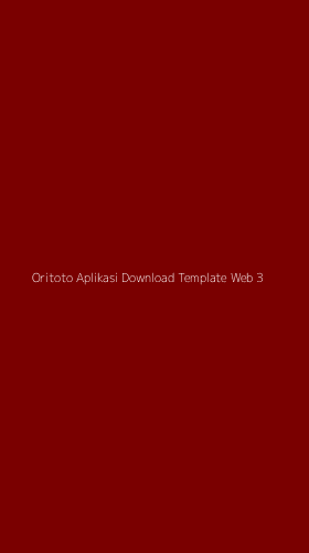 Tampilan Antarmuka Aplikasi Oritoto Aplikasi Download Template Web - 3