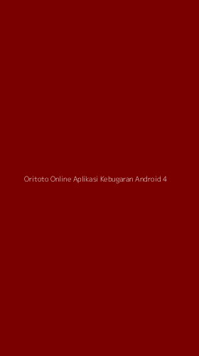 Tampilan Antarmuka Aplikasi Oritoto Online Aplikasi Kebugaran Android - 4