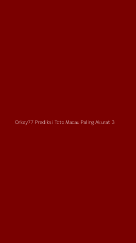 Tampilan Antarmuka Aplikasi Orkay77 Prediksi Toto Macau Paling Akurat - 3