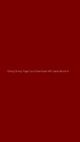 Tampilan Antarmuka Aplikasi Orong Orong Togel Cara Download Apk Game Resmi - 4