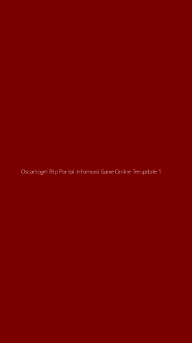 Tampilan Antarmuka Aplikasi Oscartogel Rtp Portal Informasi Game Online Terupdate - 1