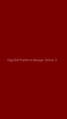 Tampilan Antarmuka Aplikasi Osg168 Platform Belajar Online - 3