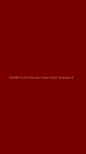 Tampilan Antarmuka Aplikasi Osk888 Portal Informasi Game Online Terupdate - 4
