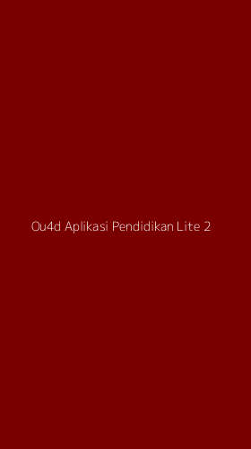 Tampilan Antarmuka Aplikasi Ou4d Aplikasi Pendidikan Lite - 2