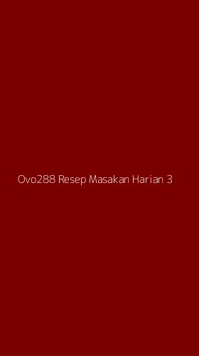Tampilan Antarmuka Aplikasi Ovo288 Resep Masakan Harian - 3