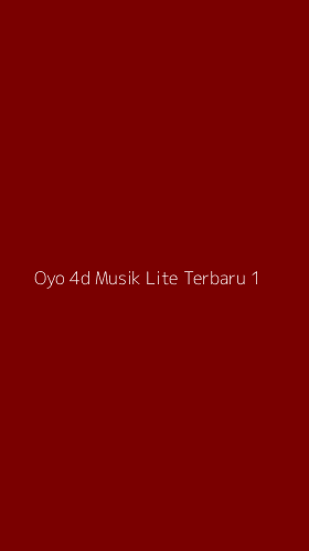 Tampilan Antarmuka Aplikasi Oyo 4d Musik Lite Terbaru - 1