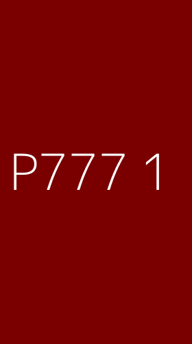 Tampilan Antarmuka Aplikasi P777 - 1