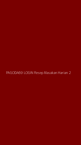 Tampilan Antarmuka Aplikasi Pagoda69 Login Resep Masakan Harian - 2