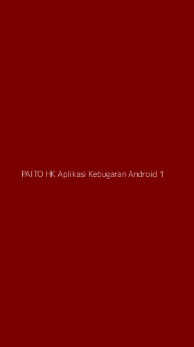 Tampilan Antarmuka Aplikasi Paito Hk Aplikasi Kebugaran Android - 1