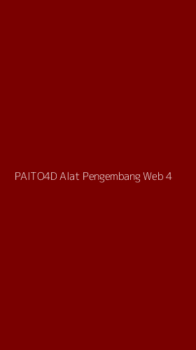 Tampilan Antarmuka Aplikasi Paito4d Alat Pengembang Web - 4