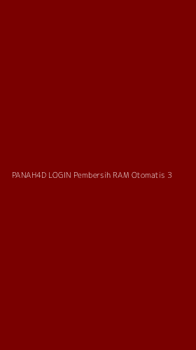 Tampilan Antarmuka Aplikasi Panah4d Login Pembersih Ram Otomatis - 3