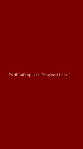 Tampilan Antarmuka Aplikasi Panda4d Aplikasi Penghasil Uang - 1