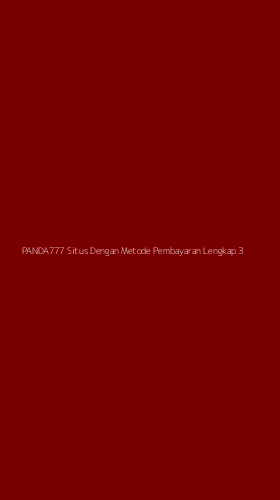 Tampilan Antarmuka Aplikasi Panda777 Situs Dengan Metode Pembayaran Lengkap - 3