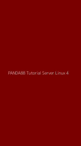 Tampilan Antarmuka Aplikasi Panda88 Tutorial Server Linux - 4