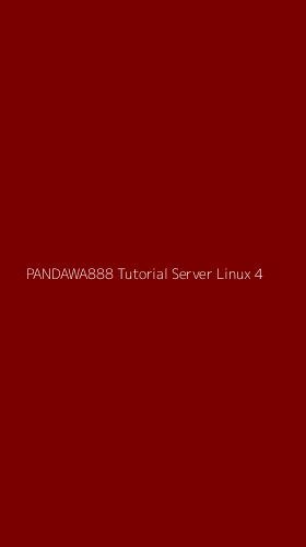 Tampilan Antarmuka Aplikasi Pandawa888 Tutorial Server Linux - 4