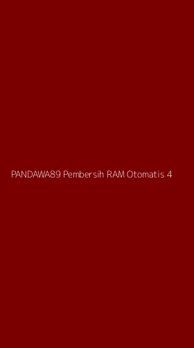 Tampilan Antarmuka Aplikasi Pandawa89 Pembersih Ram Otomatis - 4