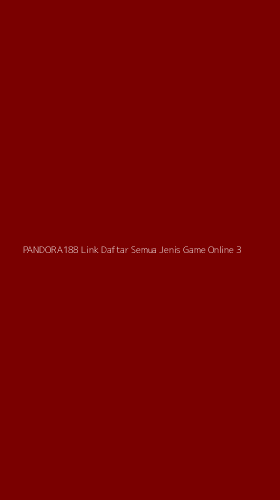 Tampilan Antarmuka Aplikasi Pandora188 Link Daftar Semua Jenis Game Online - 3
