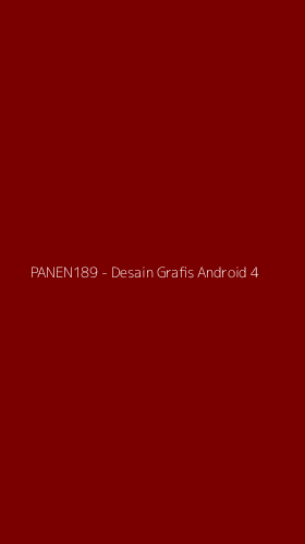 Tampilan Antarmuka Aplikasi PANEN189 - Desain Grafis Android - 4