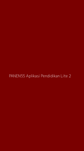 Tampilan Antarmuka Aplikasi Panen55 Aplikasi Pendidikan Lite - 2