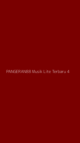 Tampilan Antarmuka Aplikasi Pangeran88 Musik Lite Terbaru - 4