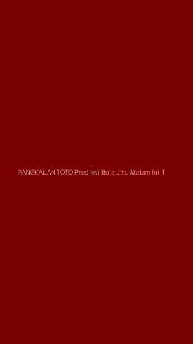 Tampilan Antarmuka Aplikasi Pangkalantoto Prediksi Bola Jitu Malam Ini - 1