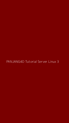 Tampilan Antarmuka Aplikasi Panjang4d Tutorial Server Linux - 3