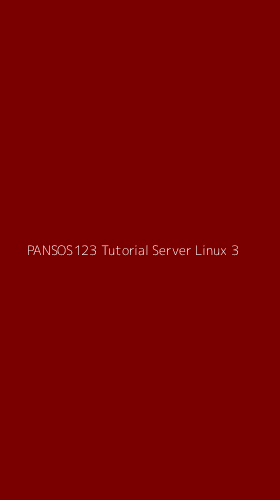 Tampilan Antarmuka Aplikasi Pansos123 Tutorial Server Linux - 3