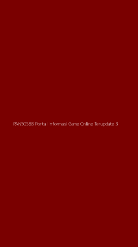 Tampilan Antarmuka Aplikasi Pansos88 Portal Informasi Game Online Terupdate - 3
