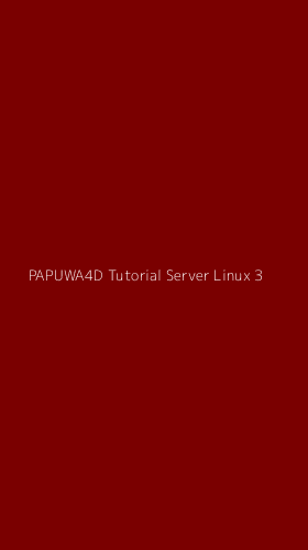 Tampilan Antarmuka Aplikasi Papuwa4d Tutorial Server Linux - 3