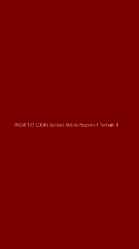 Tampilan Antarmuka Aplikasi Pasar123 Login Aplikasi Mobile Responsif Terbaik - 4