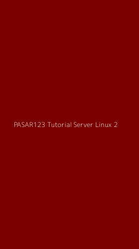 Tampilan Antarmuka Aplikasi Pasar123 Tutorial Server Linux - 2