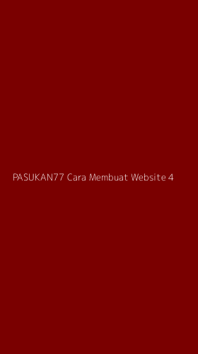 Tampilan Antarmuka Aplikasi Pasukan77 Cara Membuat Website - 4