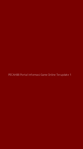 Tampilan Antarmuka Aplikasi Pecah88 Portal Informasi Game Online Terupdate - 1
