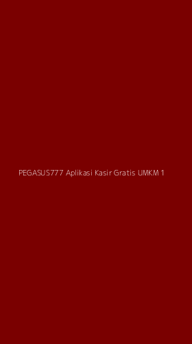 Tampilan Antarmuka Aplikasi Pegasus777 Aplikasi Kasir Gratis Umkm - 1