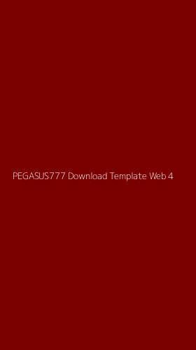 Tampilan Antarmuka Aplikasi Pegasus777 Download Template Web - 4