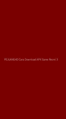 Tampilan Antarmuka Aplikasi Pejuang4d Cara Download Apk Game Resmi - 3